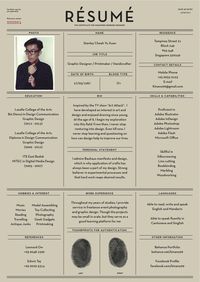 e1bf2da6d8613f2171b5f6a185e434f9 Fantastic Examples of Creative Resume Designs