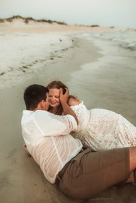 This sweet engagement was so beautiful!. I loved capturing the love filled moments, the ring and allllll of the love! // panama city beach florida // beach proposal // beach engagement // engagement photo // couple photography poses // couples photography poses // photographic artist // ring photos // engagement photos // pcb florida // portrait photographer #pcbflorida #proposalphotographer #engagementphotographer