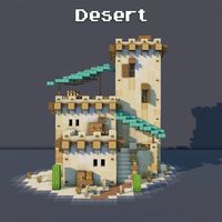 A Minecraft Desert house