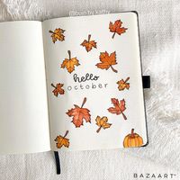 Fall Bullet Journal Spread Ideas - Her Blog Journal