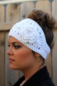 CROCHET PATTERN Boho Flower Headband Crochet Pattern