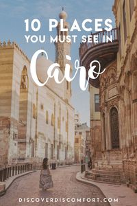 There are so many things to do in Cairo — the Pyramids of Giza, the Al-Azhar Mosque, the Citadel, Islamic Cairo and the Egyptian Museum to name a few — that it can be overwhelming, particularly if you’re just staying for a short period, and are worried about getting around. We’ve narrowed it down to 10 amazing things to do when you’re visiting Cairo. | cairo travel tips | egypt travel tips | #cairo #egypt #egypttravel #discoverdiscomfort