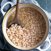 Forget soaking! Cook Dried Beans in only 2 hours...really! This last-minute meal prep hack makes the creamiest beans for dips, salads, and soups. Even readers say, "I'll never soak and cook dried beans the traditional way again".