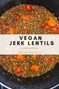 Jerk Lentils is a must try! Super easy but so tasty. For all my vegans and vegetarians you won’t be disappointed. But for all my meat lovers this dish will not disappoint!!! If you you’re looking for a tasty delicious way to spice up dinner then this jerk lentils recipe is for you! These tiny legumes are protein and fiber powerhouses, they’re easy to cook, and they have a delicious earthy flavor that adds to all sorts of dishes. This is the best lentils recipe for you. Low in calories and high in nutrition, lentils are a pretty perfect plant protein. And they’re budget-friendly