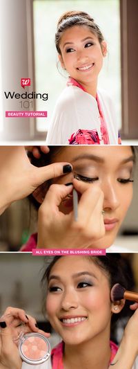 This gorgeous bridal look is easy and affordable!