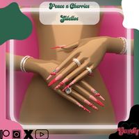 Peace n Cherries Nail Set | Gawdly Games