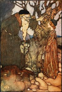 Art of Narrative: Edmund Dulac ~ Fairies I Have Met ~ Hodder & Stoughton ~ 1910