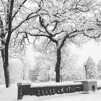 drake university campus winter - Google Search