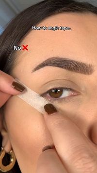 Master eye magic! Learn how to angle tape for flawless makeup. Elevate your eyeshadow game with precision and stunning results.