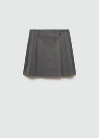 Pinstriped pleated skirt - Women | MANGO USA