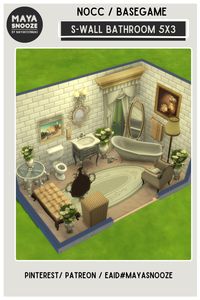 NOCC / Basegame / Download from Sims4 Gallery ID: MAYAsnooze