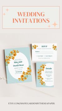 Easy to use wedding invitation templates, perfect for a Palm Springs Wedding