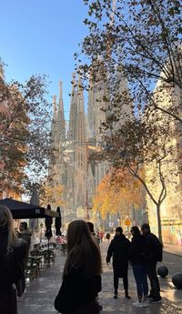 Spain, Barcelona, Basilica, fall, winter, aesthetic