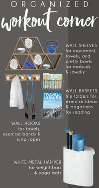 Workout Corner Organizing Plans