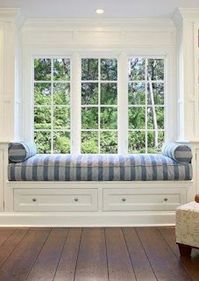 Window Seat Idea - Dream Home Inspiration of the Day