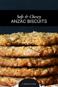 This easy Anzac biscuit recipe includes all traditional ingredients and creates the best chewy biscuits. They last for up to two months when stored properly.