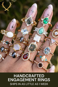 Ready to propose, but don't have an engagement ring quite yet? Our expedited collections ship in as little as one week!