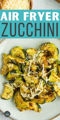 Once you taste Air Fryer Zucchini, you’ll never make it any other way! Deliciously tender and perfectly roasted, zucchini in the air fryer is a simple and speedy side dish.