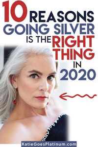 Are you on the fence about whether or not to transition to gray hair? Well, here are ten good reasons why you might want to make going gray one of your New Year's Resolutions!