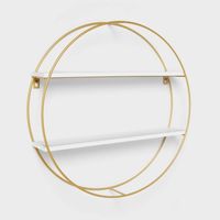 Kids' Round Shelf with Gold Wire - Pillowfort™