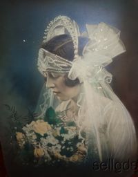 A typical bride from the 1920s