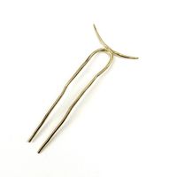 A little bit shorter and more delicate then our original hairpins, the Whisper makes a subtle statement. Comes in solid brass or sterling silver.