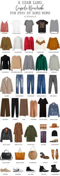 Do you need some help downsizing your wardrobe. Are you a stay at home mom who is looking to have a stylish, casual, and easy to wear wardrobe that is and looks effortless? Check out my Year long capsule wardrobe for stay at home moms | Mom style | #capsulewardrobe #sustainablefashion #slowfashion #capslook #minimalliving #sustainableliving #lessismore #styleblogger #slowliving #minimaliststyle #motherhood #wearyourcloset