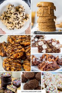 These easy no bake cookie recipes are so delicious, no one will believe you when you tell them how simple they are to make. From classic cookies like Rice Krispies treats and peanut butter oatmeal cookies, to fun variations like snowballs and Samoa cookies, there's a recipe for everyone here. Try one or try them all – we promise you won't be disappointed!