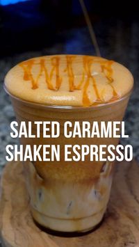 Alex Moe | Salted Caramel Shaken Espresso - 40 Calories Protein: 1g / Carbs: 2g / Fat: 2g Sugar: 1g - I love shaken espressos for the texture that… | Instagram