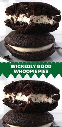 Wickedly Good Whoopie Pies Recipe l100Recipes