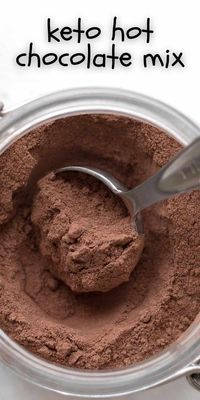 This easy sugar free hot chocolate mix makes ultra rich, decadent keto hot chocolate. It takes five basic ingredients and about 2 minutes of your time to make. And check out all the delicious flavor variations!