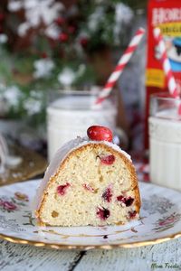 Fresh Cranberry Cake Recipe: Cranberry Sour Cream Bundt Cake