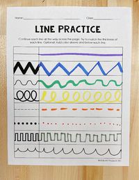 Klee Art Project for Kids-Project Details-3 Teaching Line in Elementary