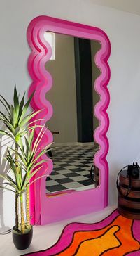 Wavy Mirror Full Length - Etsy