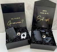 Groomsmen Box for Best Man Gift Box for Ring Bearer Gift Box Ring Security Gifts Personalized Gift Box Proposal for Groomsmen Thank You Gift - Etsy