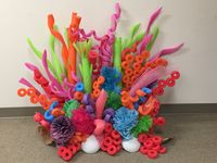 Shipwrecked vbs 2018 Preschool Tidepool coral reef.