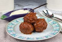 This may be the perfect meatball. A mixture of beef, pork, and veal creates flavor and texture when mixed with onions, garlic, breadcrumbs, grated cheese, and traditional Creole Italian seasonings, resulting in a melt-in-your-mouth, lighter-than-air meatball. Try them, you won't find better!