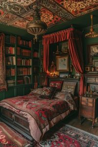 18 Dark Academia Bedroom Ideas You Will Love! (Concept Designs) - My Decor Inspo