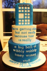 Happy Birthday to a young Doctor Who fan