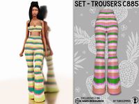 The Sims Resource - Set-Trousers C885