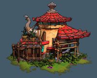 3D Cel-Shaded Teapot House by Kassondra Krahn