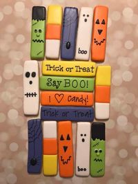 Halloween cookie sticks