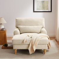 Davene Upholstered Chaise Lounge with Adjustable Backrest