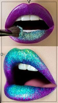 Atrévete a agregarle un poco de brillo a tus labios y robar miradas.  #Labios #Glitter