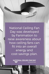 Celebrate #NationalCeilingFanDay with us tomorrow with an extra 20% off Fanimation fans!