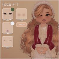 ☆ tutorial on the face of the flower girl fit #roblox #royalehigh #rh #face #look #tutorial