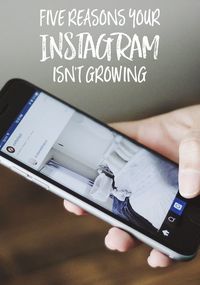 If you're wondering why your Instagram account hasn't seen the growth you'd like, you might want to see if you're doing any of these five things that might slow down your growth.