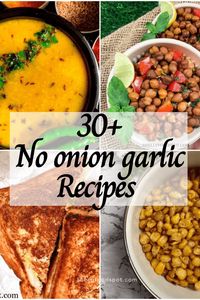 No onion garlic