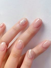 Dusty Pink  Collar    Color Nails Embellished   Nail,Hand & Foot Care