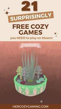 Are you tired of searching for good free games on Steam? Well, you’re in the right place. I've got 21 Surprisingly Cozy and Free Games on Steam to share with YOU!  Cozy gamer | Cosy Games | pc gamer | free games to play online | free games to play | free online games | cute games | free games on steam cozy | free steam games cozy